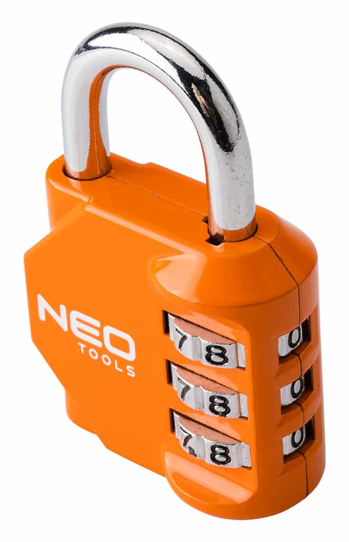 NEO TOOLS Padlock for cabinet 66x43x22mm - solid security 5