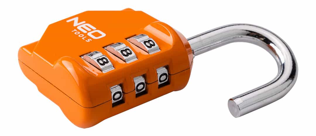 NEO TOOLS Padlock for cabinet 66x43x22mm - solid security 6