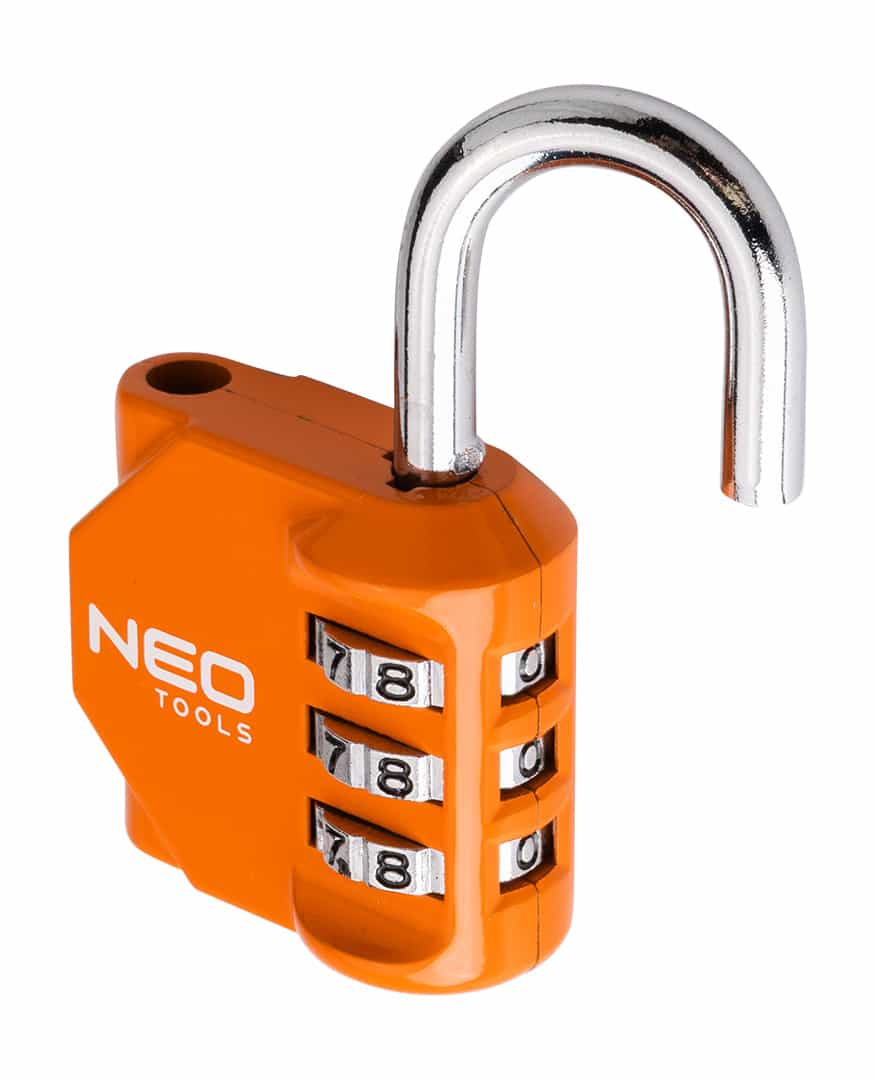 NEO TOOLS Padlock for cabinet 66x43x22mm - solid security 7