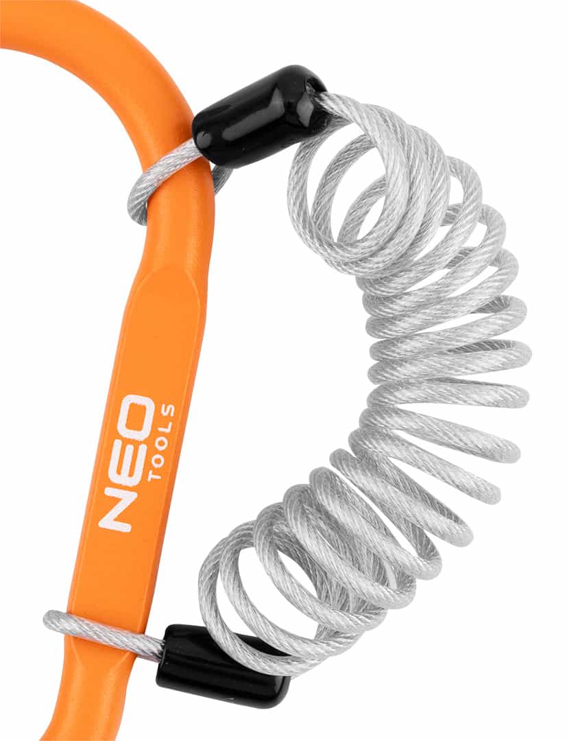 NEO TOOLS Carabiner lock with code 110 x 62 x 12 mm - ideal security 8