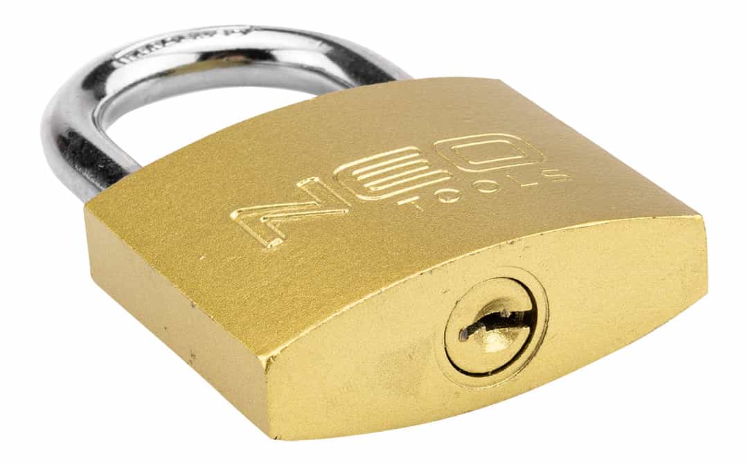 NEO TOOLS Padlock 50 mm - cast iron with 3 keys 8