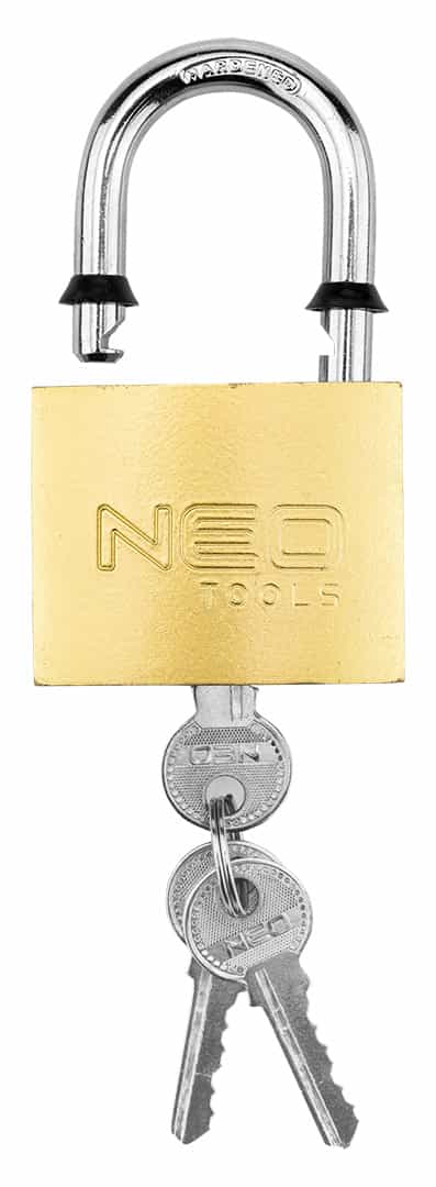 NEO TOOLS Padlock 50 mm - cast iron with 3 keys 9