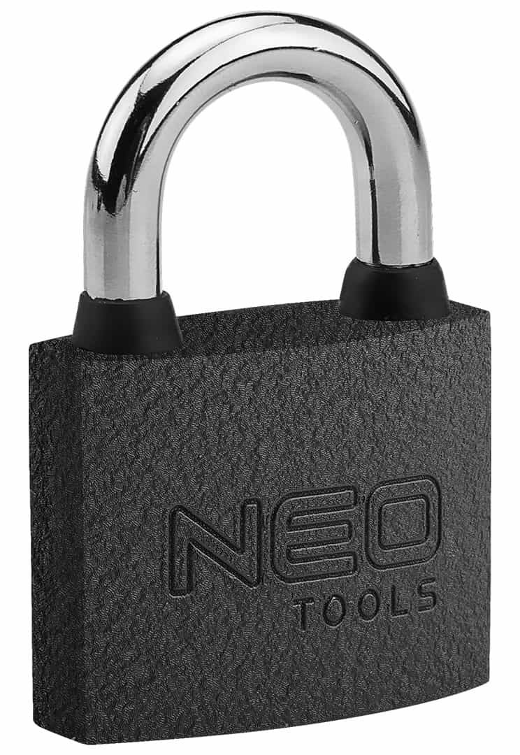 NEO TOOLS Cast iron padlock 50 mm - 3 keys included 7
