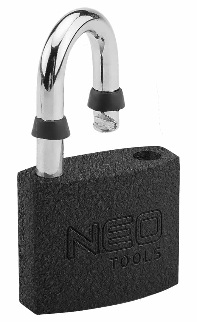 NEO TOOLS Cast iron padlock 50 mm - 3 keys included 9