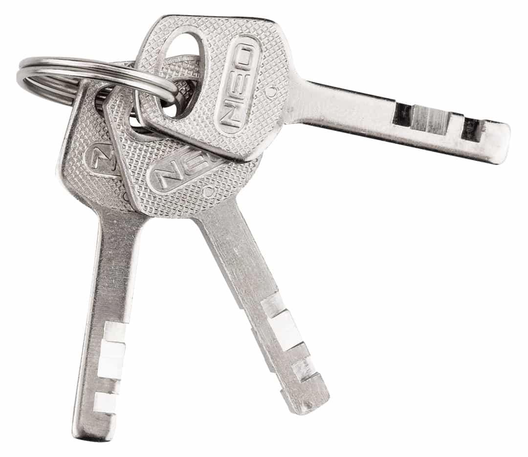 NEO TOOLS Padlock 50 mm - 3 keys for your safety 7