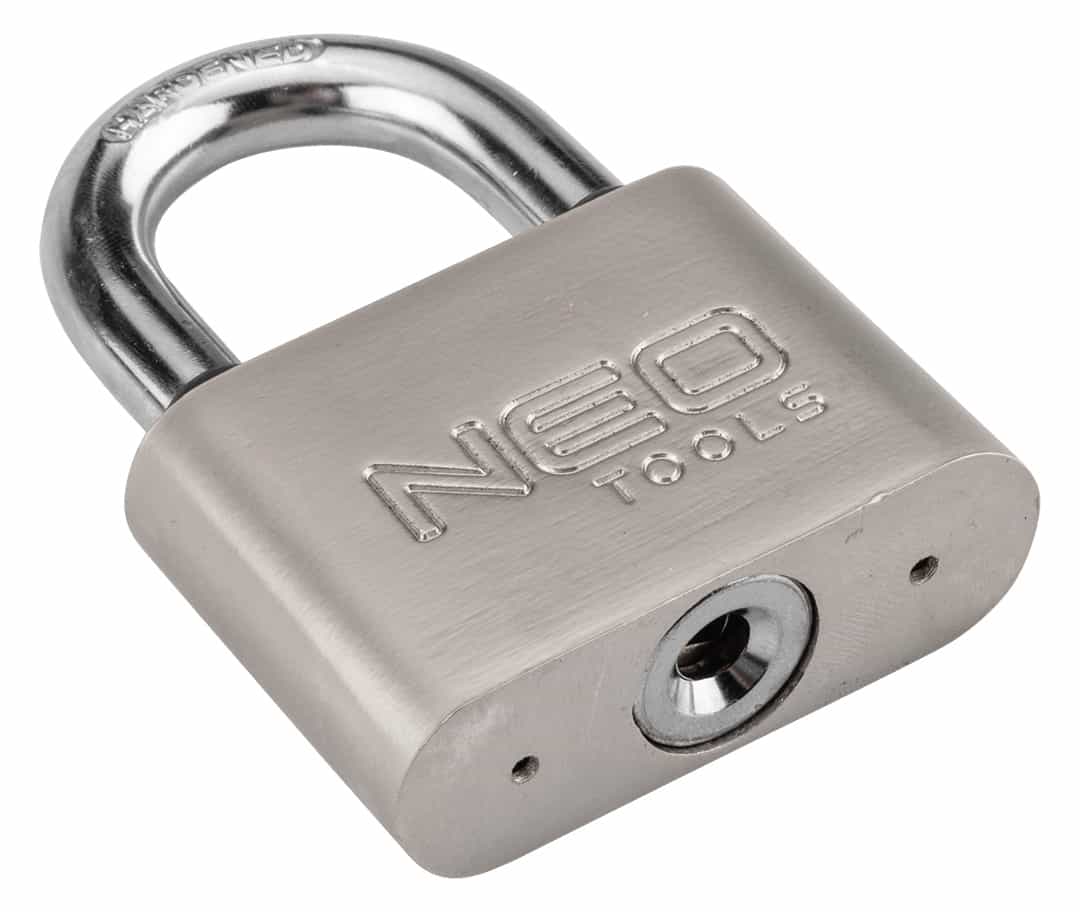 NEO TOOLS Padlock 60 mm - solid security with 3 keys 5