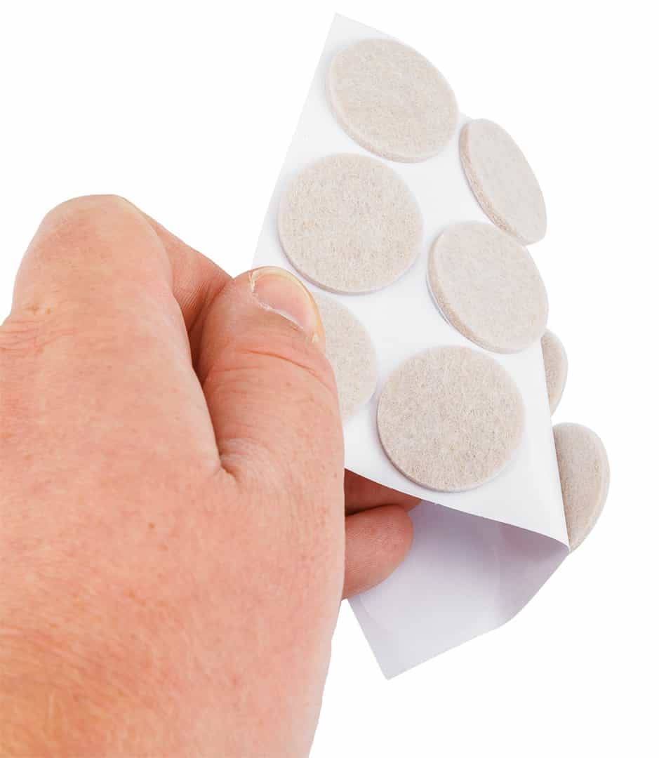 NEO TOOLS Round self-adhesive felt pads - floor protection 5