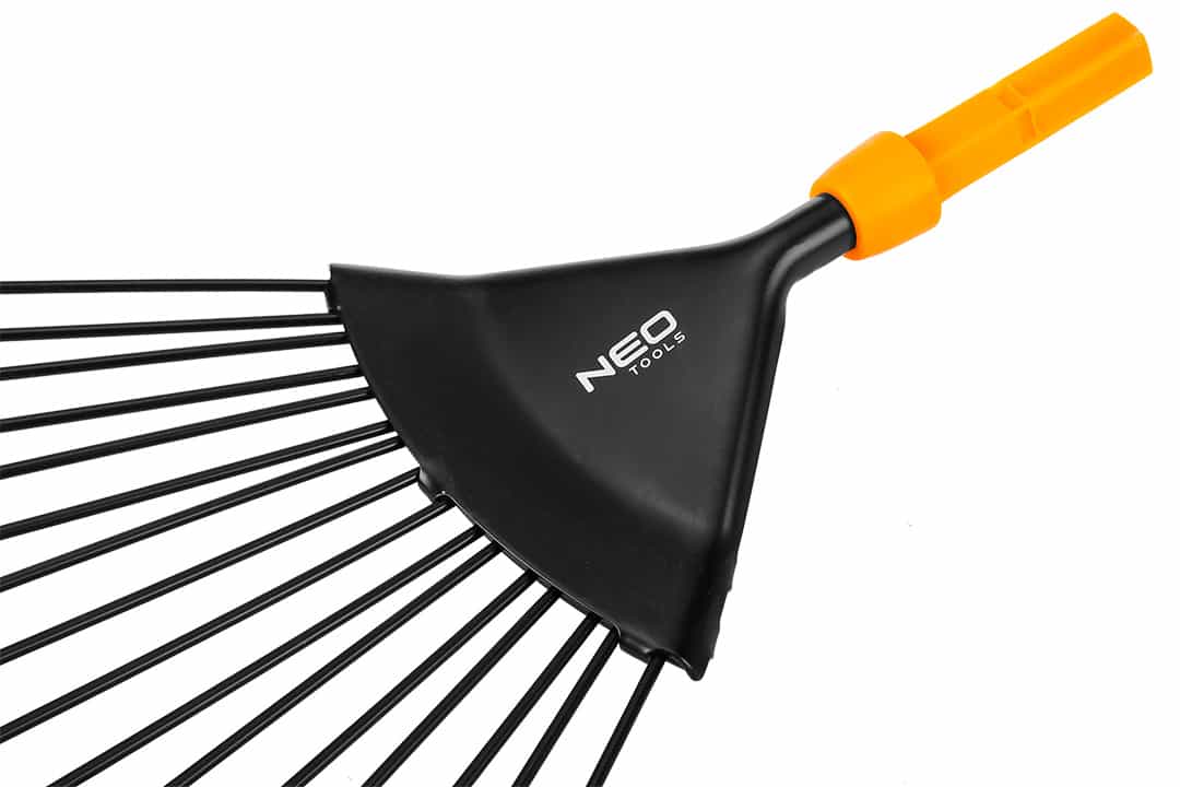 NEO TOOLS Metal fan rake Click System - ideal for the garden 7