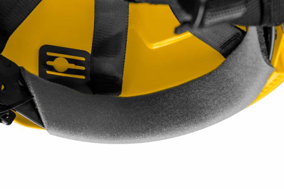 NEO Industrial helmet for working at heights, yellow - safety and comfort 9