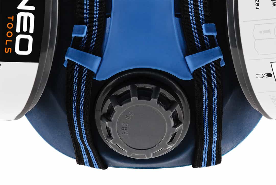 NEO TOOLS Silicone Half Mask + 2x P3 Filter - respiratory protection 6