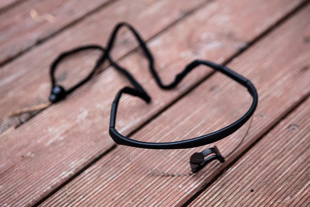 NEO Protective glasses white - adjustable temples, class F 2