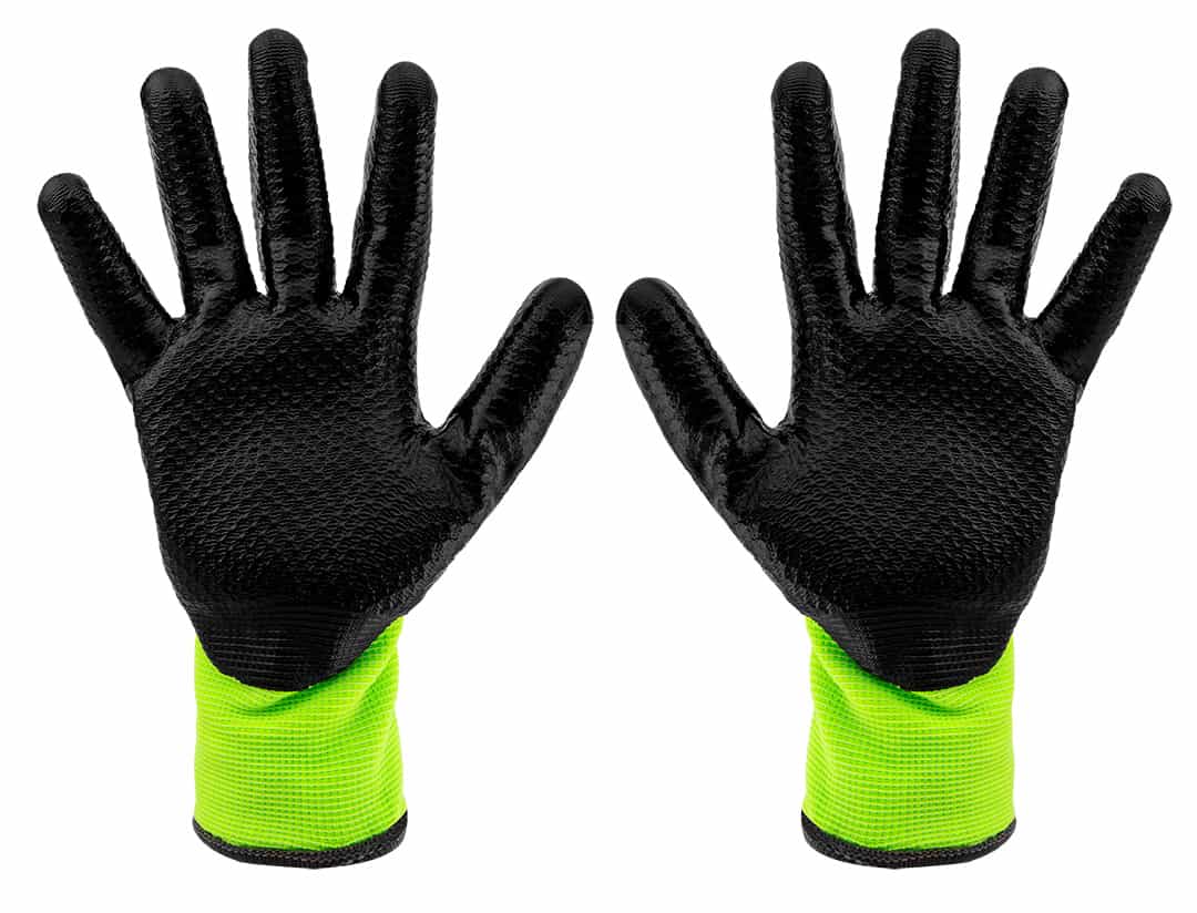 NEO Insulated work gloves - nylon latex coated, size 10 6