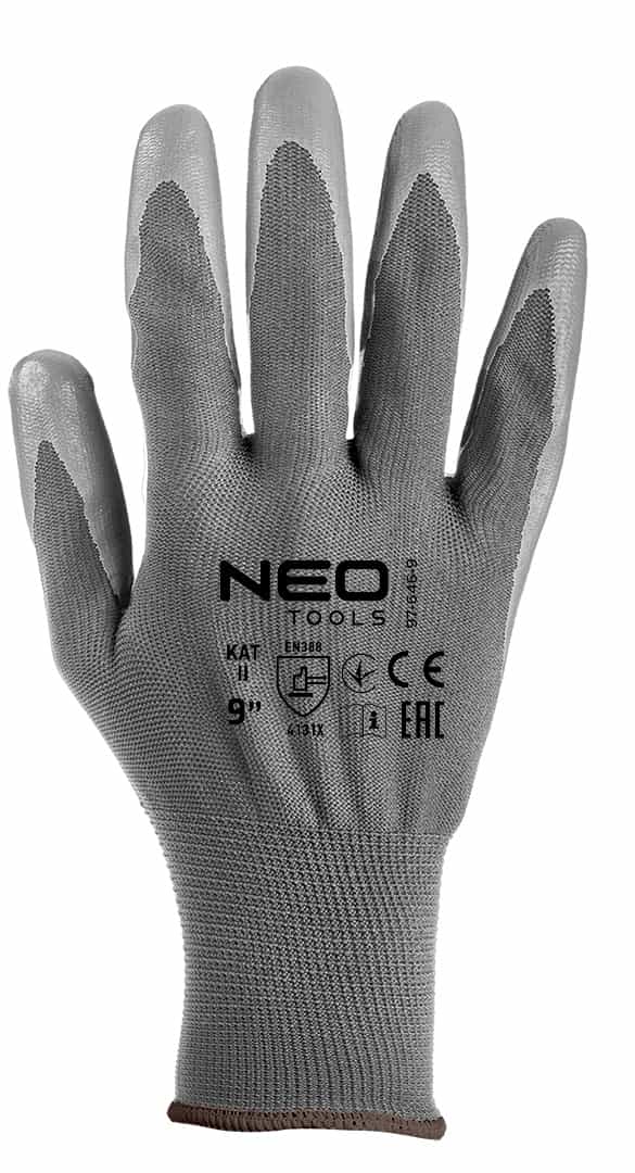 NEO TOOLS Work gloves polyester PU size 9 - hand protection 5