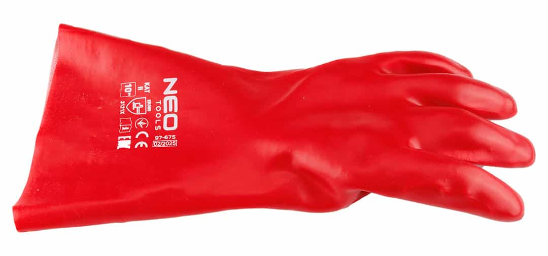 NEO TOOLS Long PVC protective gloves 3121X size 10 - ideal for demanding tasks 5