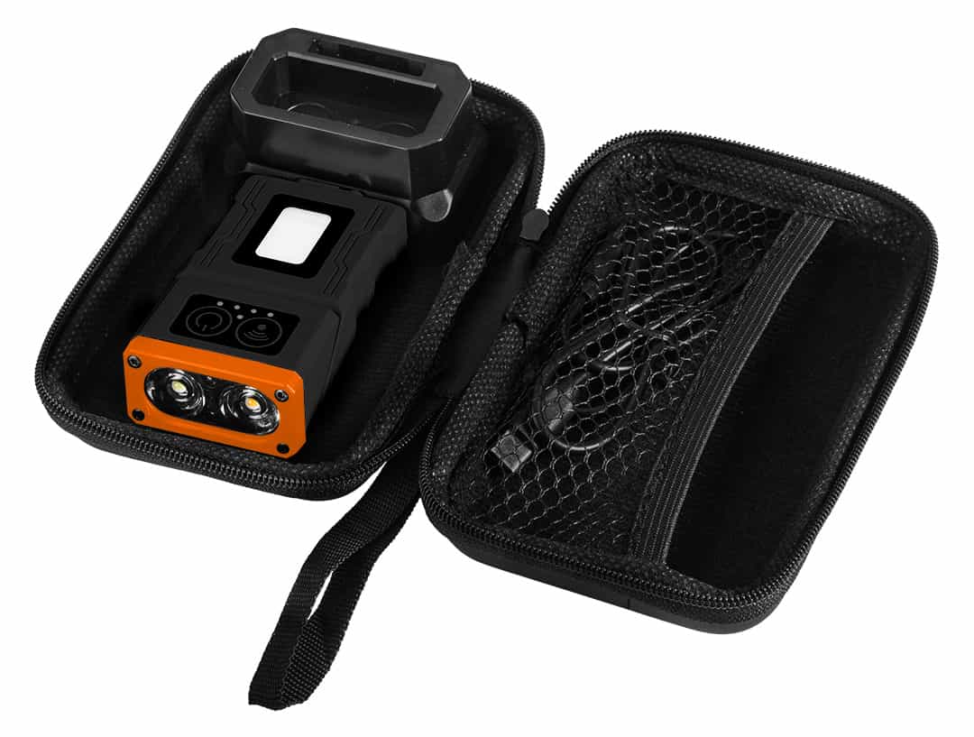 NEO TOOLS Rechargeable headlamp 500 lm with base - reliable lighting 10