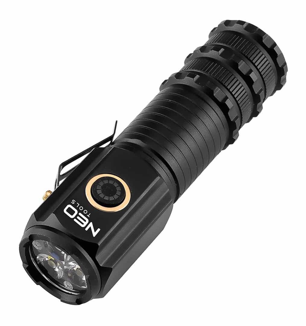 NEO TOOLS Survival lighting set 3in1 flashlight headlamp 5