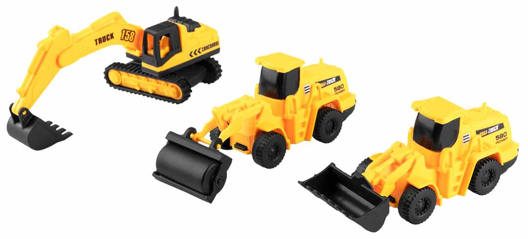 NEO TOOLS Construction site with kinetic sand - toy in a suitcase 7