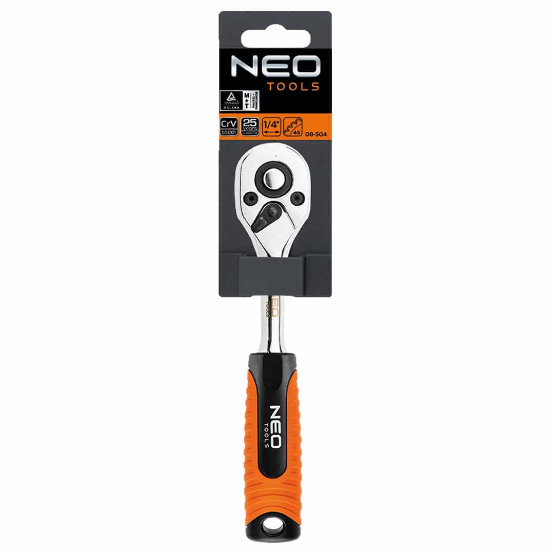 NEO Ratchet 1/4", 150 mm, 45T - reliable tool 8