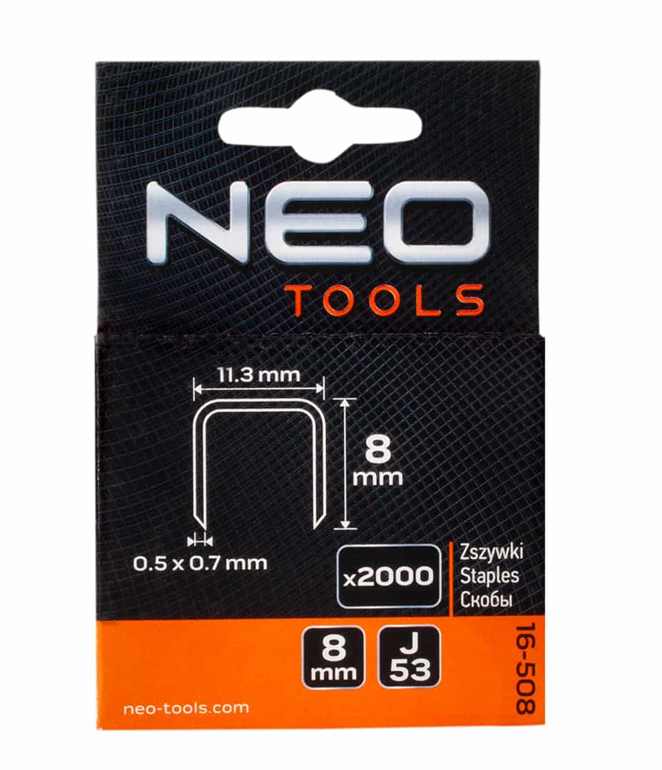 NEO Staples type J 8 mm - 2000 pieces for upholstery 6