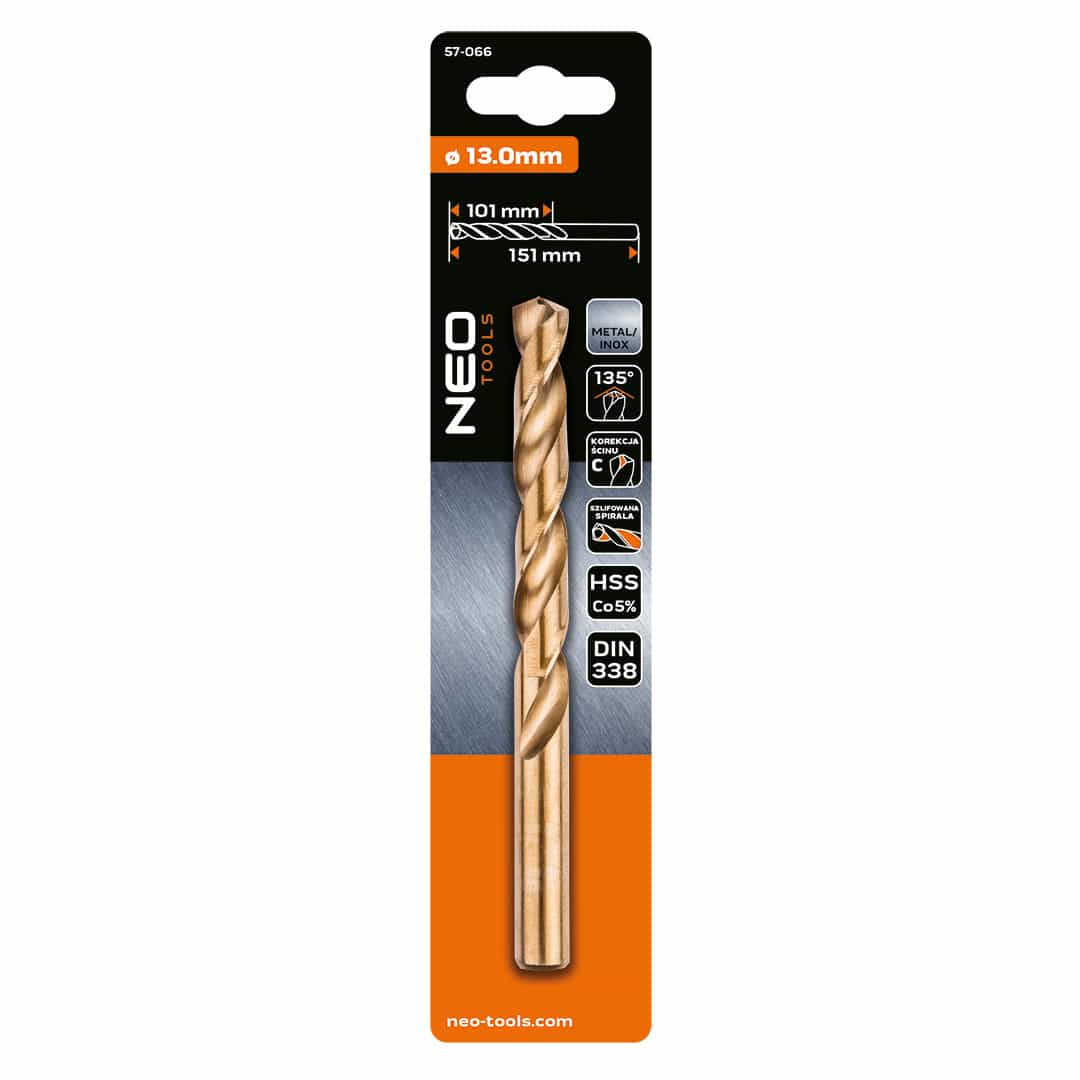 NEO TOOLS HSS-Co metal drill bit 13.0 mm - precise and durable 5