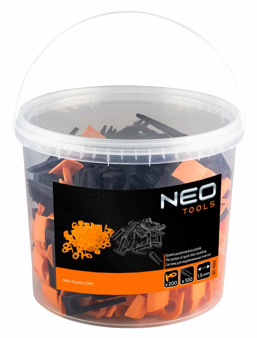 NEO Tile Leveling System 100 + 200 1.5mm - ideal for tiling 7