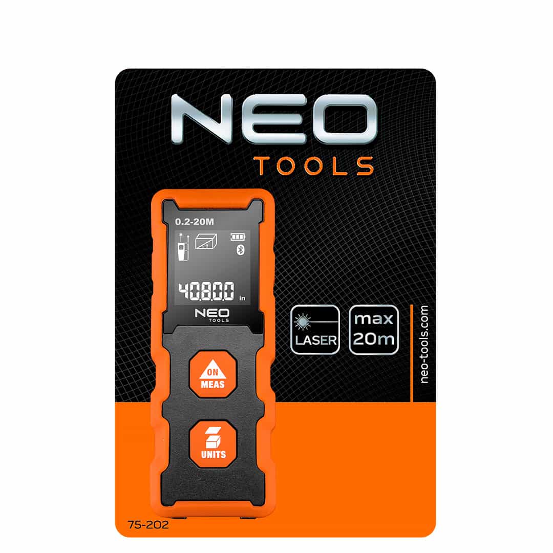 Neo Tools Laser rangefinder 20 m - precise distance measurement 10