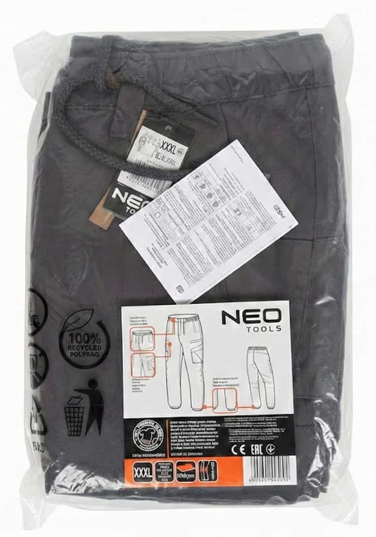 NEO TOOLS Outdoor Jogger work trousers grey XXXL 10