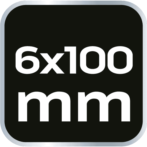 Straight steel drift punch 6 x 100 mm - indispensable in every workshop 6