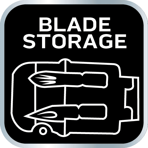 NEO TOOLS Folding knife with trapezoidal blade - 1+3 blades, 2 bits 9