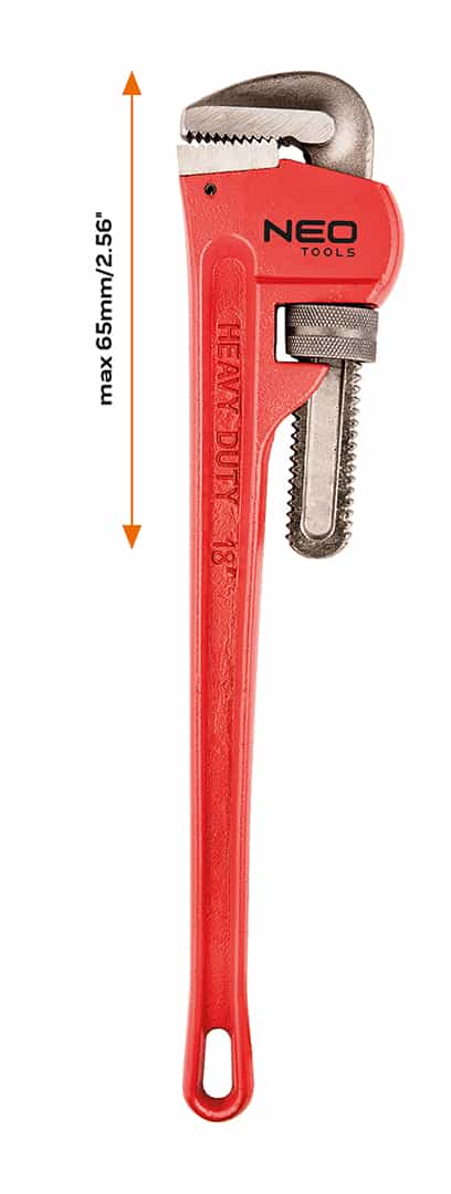 NEO Stillson pipe wrench 450 mm - reliable plumbing tool 4