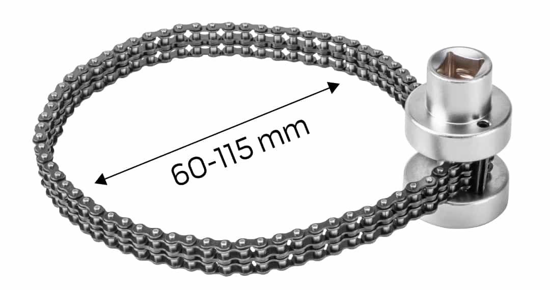 NEO Chain wrench 1/2" - reliable for oil filters 6