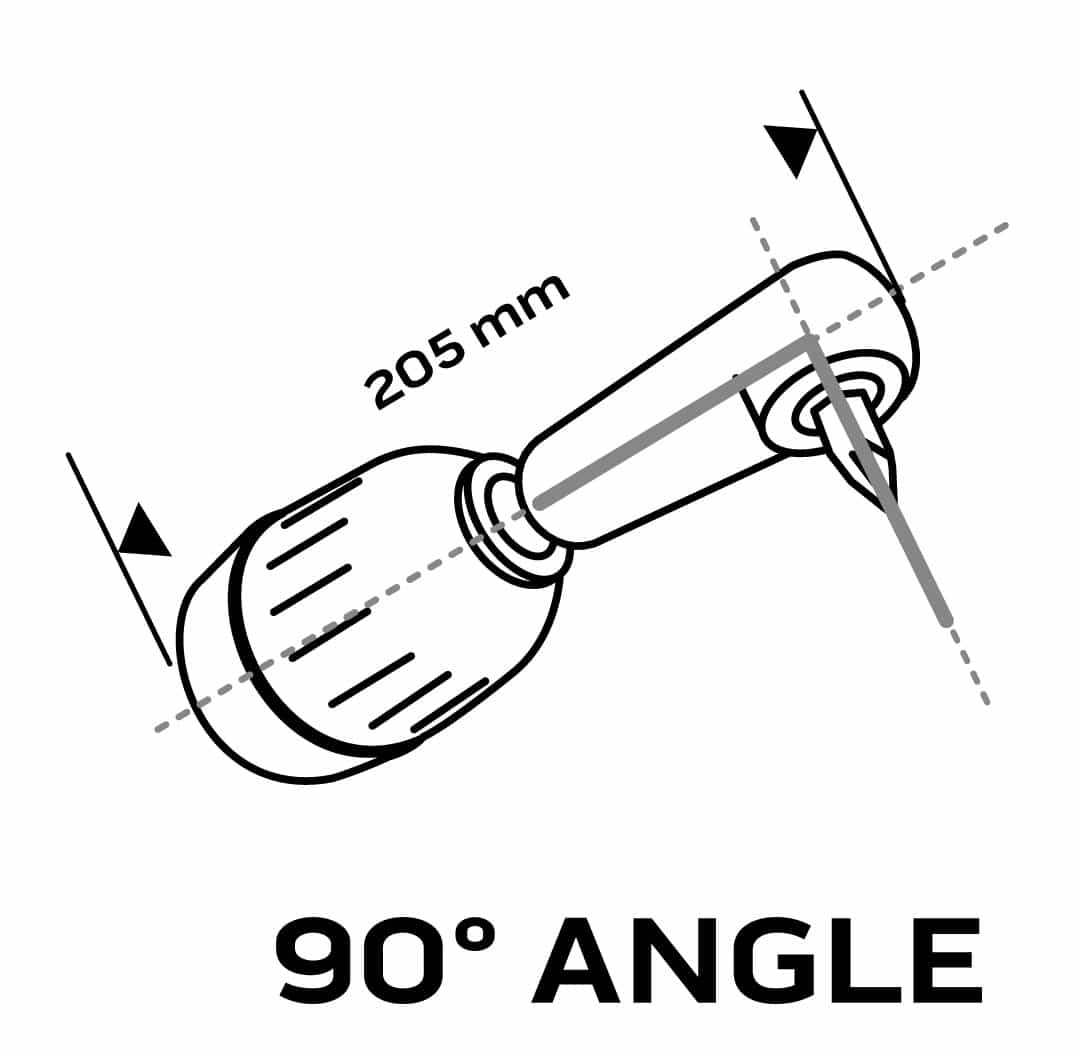NEO TOOLS Angle bit holder 1/4" HEX - ideal for hard-to-reach places 4