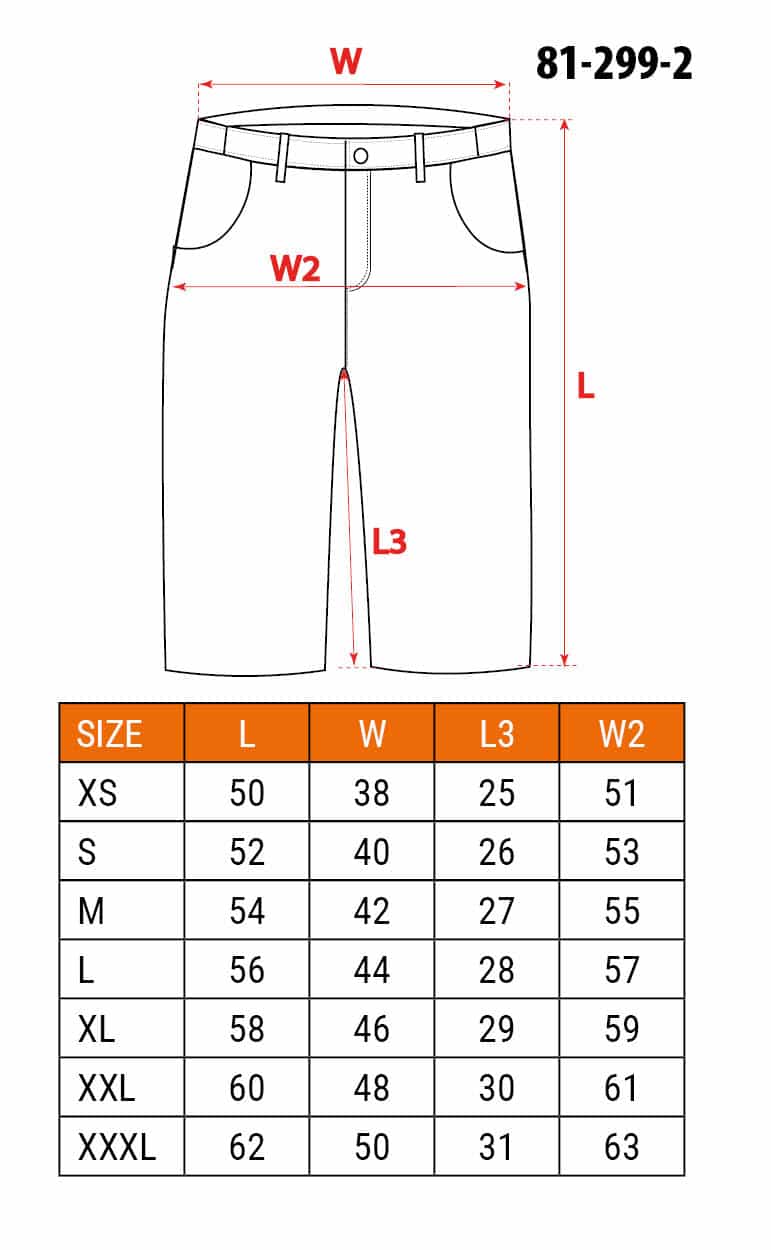 NEO TOOLS Mix&Match 2way stretch shorts, graphite, size XXXL 9