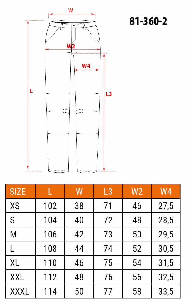 NEO TOOLS DENIM Work Trousers - grey, Oxford reinforced, size M 10