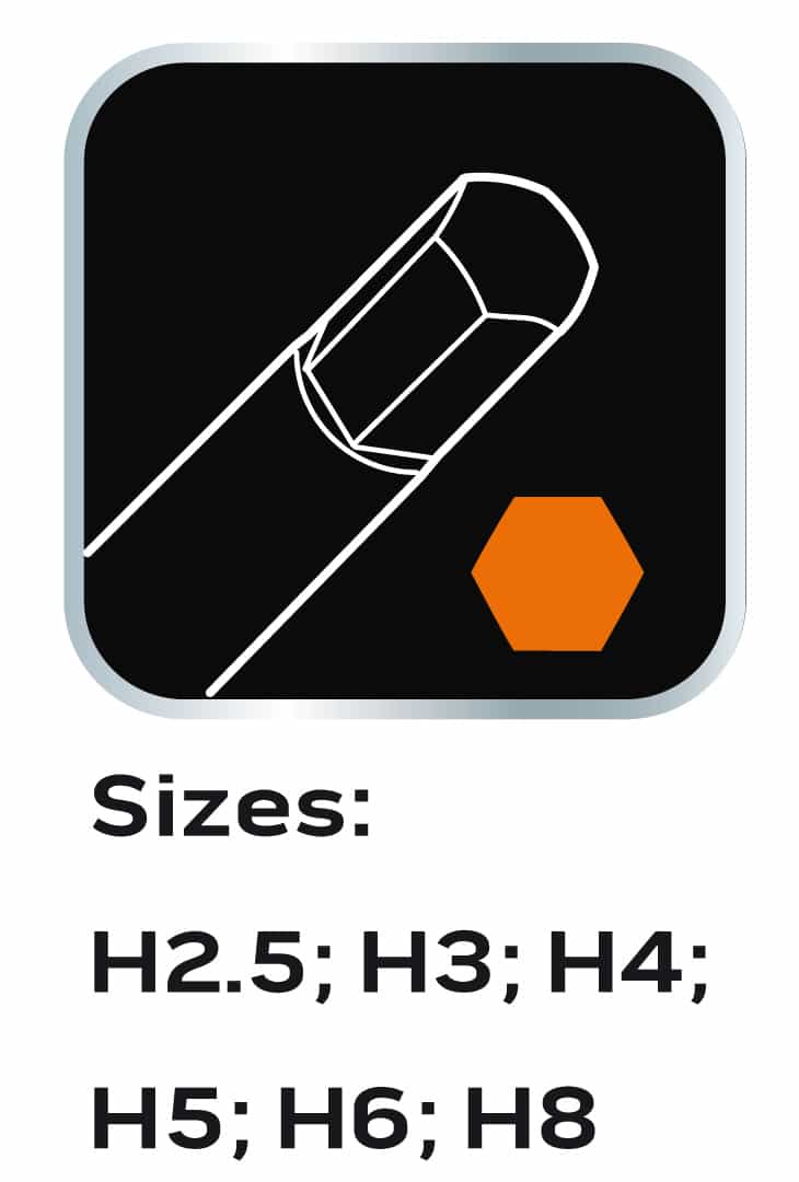 NEO Hex Allen keys 6 pieces with insert - reliable tool in every workshop 4