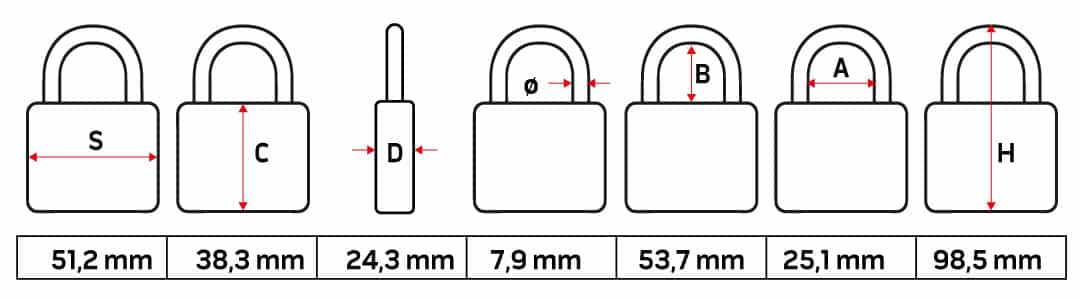 NEO TOOLS Combination Padlock - reliable protection for your items 7