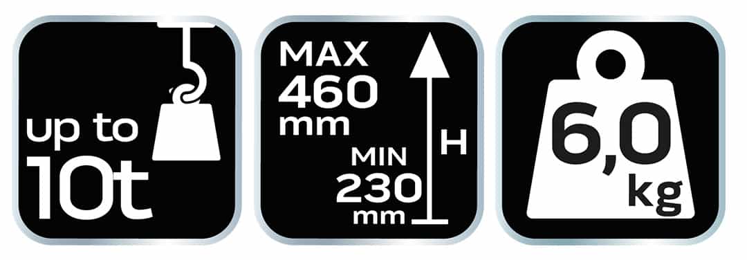 NEO Column jack 10 tons - reliable in every workshop 5