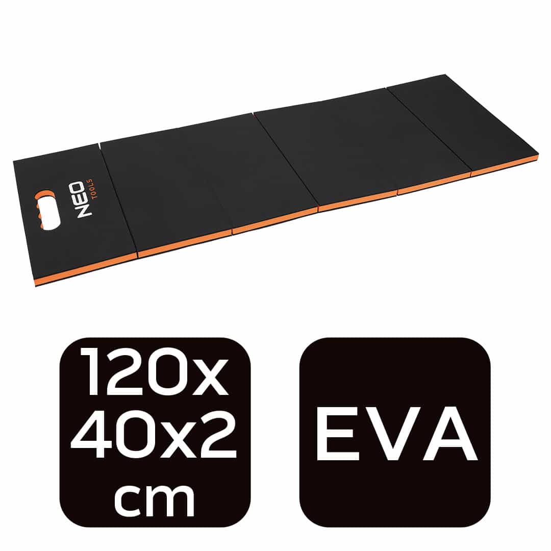 NEO TOOLS Foldable workshop mat for working under the car 1200 x 400 mm 8