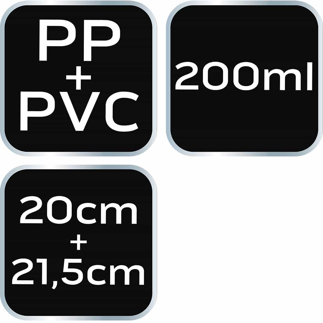 NEO Syringe for operating fluids 200 ml with extensions - precise workshop tool 5