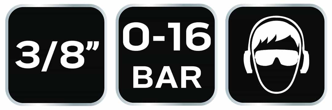 NEO Quick coupling for compressor with 3/8" external thread - reliable connection 5