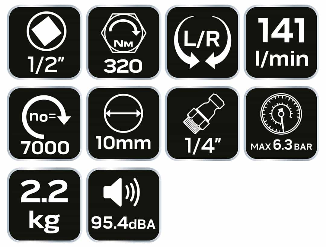 NEO Pneumatic Impact Wrench - robust and efficient 6