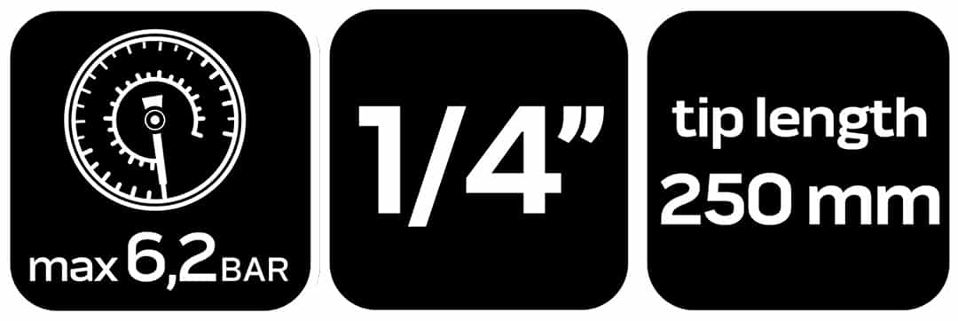 NEO TOOLS Blow gun 250 mm - indispensable in every workshop 9