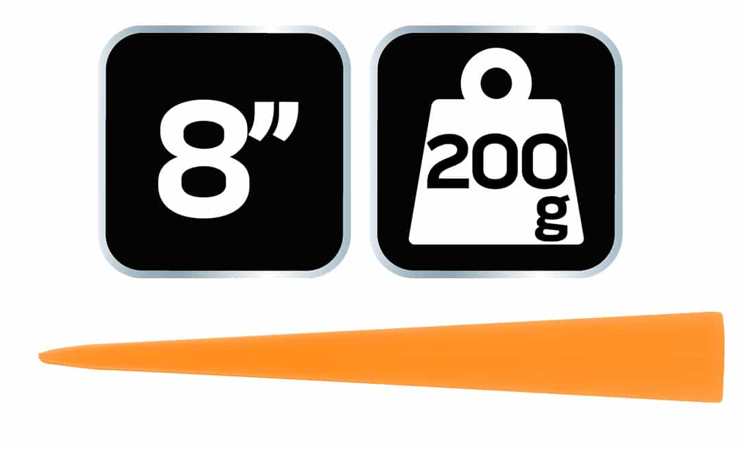 NEO Plastic wedge 8" - reliable helper for splitting wood 3