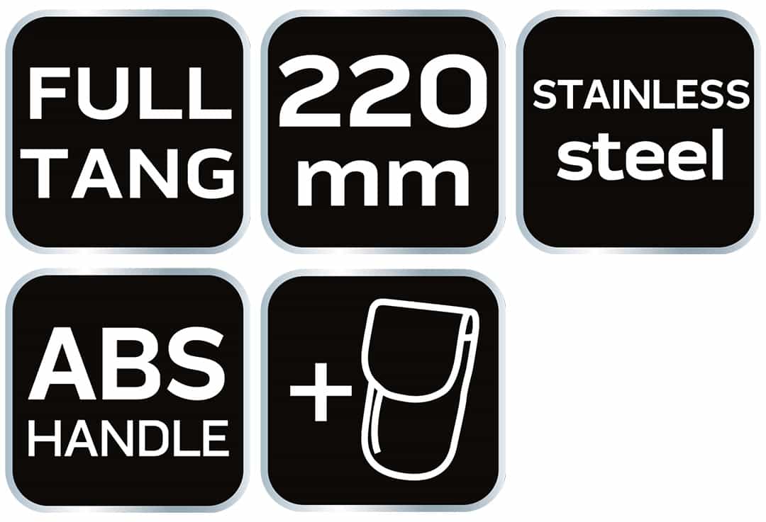 NEO Full-Tang Tactical Knife 22 cm - reliable tool 7