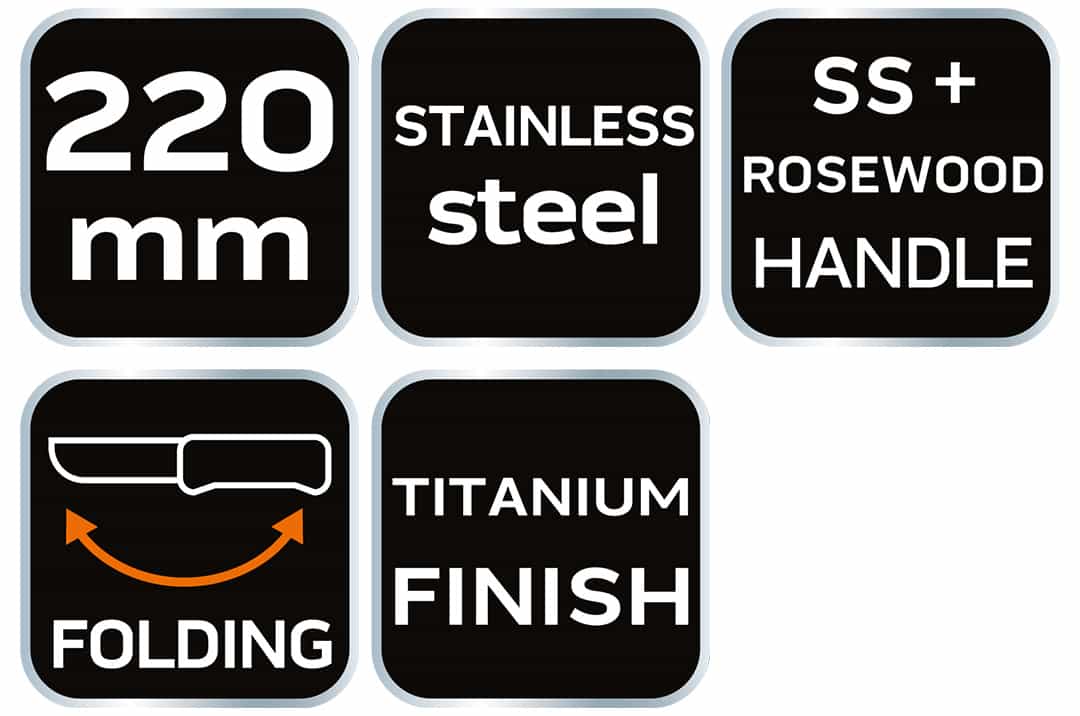 NEO Folding knife survival knife 22 cm - perfect for expeditions 7