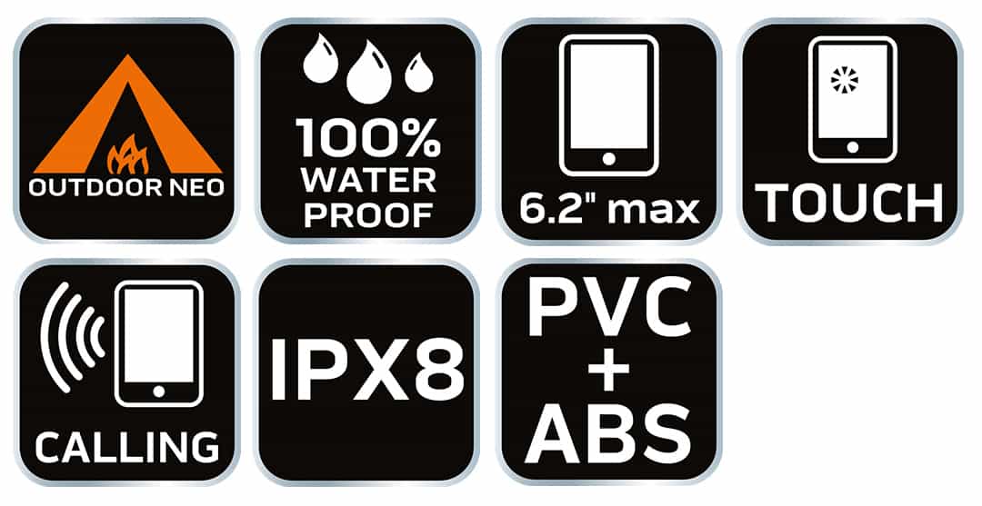 NEO Waterproof phone case - protection up to 6.2 inches 9