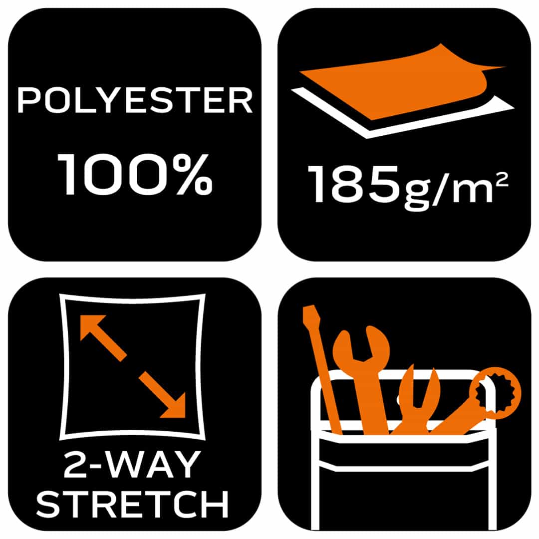 NEO TOOLS Mix&Match 2way stretch shorts green size L 8