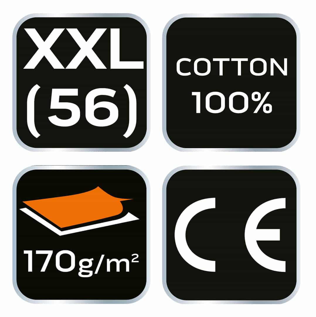 NEO TOOLS Gray flannel work shirt size XXL 3