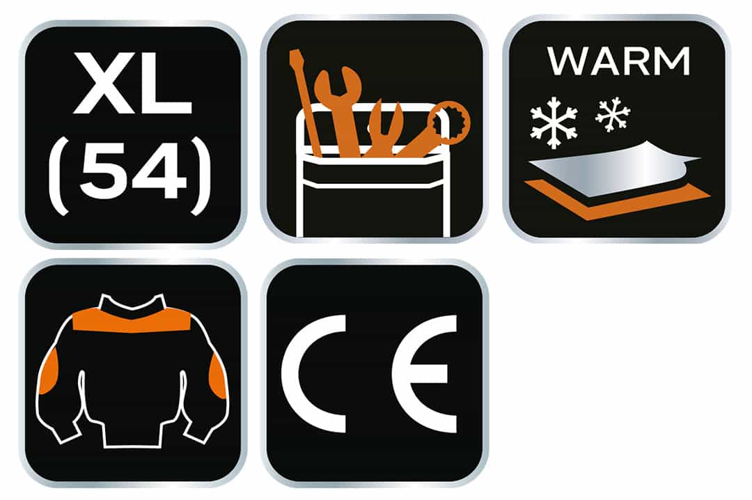 DENIM Insulated denim jacket - Classic style in size XL 6