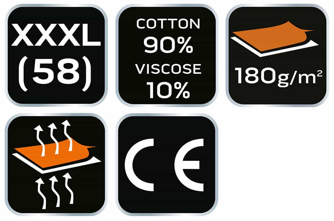 NEO TOOLS Long sleeve t-shirt grey XXXL - comfort and style 8